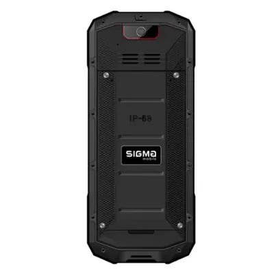Мобільний телефон Sigma X-treme PA68 Black/Red, червоно-чорний
