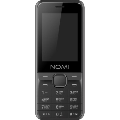 Мобильный телефон Nomi i2402 Dual Sim Black, черный