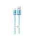 Кабель дата Baseus Crystal Shine Lightning 1.2м Голубой