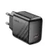 Мережевий зарядний пристрій Hoco CS24A USB-C (25W) Black, Чорний