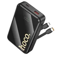 Универсальная мобильная батарея Повербанк Hoco Q37 Graceful 22.5W + PD20W 20000mAh Черный Универсальная мобильная батарея Повербанк Hoco Q37 Graceful 22.5W + PD20W 20000mAh Черный