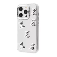 Чехол накладка Mirror Shine iPhone 15 Pro Медведи