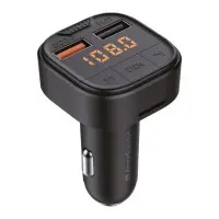 FM модулятор ArmorStandart 2USB QC3.0 18W Black, Чёрный