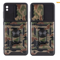Чехол накладка Serge Ring Camshield Camo Xiaomi Redmi 9A Коричневая