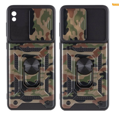 Чехол накладка Serge Ring Camshield Camo Xiaomi Redmi Note 11/ Note 11S Коричневая