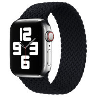 Ремінець Apple Watch 38мм Braided Solo Чорний 155мм