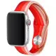 Ремінець Apple Watch 42мм Силікон Art Бежевий/Червоний Ремінець Apple Watch 42мм Силікон Art Бежевий/Червоний