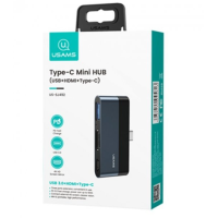 USB хаб Usams US-SJ462 (USB/HDMI for Type-C 3.0) USB хаб Usams US-SJ462 (USB/HDMI for Type-C 3.0)