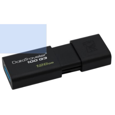 USB 128Gb Kingston Data Traveler 100 G3 USB 3.0 Чорна