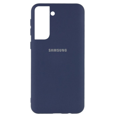 Чехол накладка HC Samsung G991 (S21) Темно-синяя