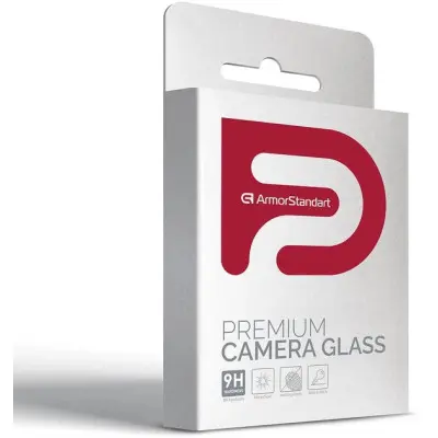 Защитное стекло на камеру ArmorStandart Pro iPhone 16 Pro/16 Pro Max Чёрный Титан