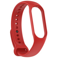Ремешок Силикон Mi Band 5/6/7 Красный (Flame) New