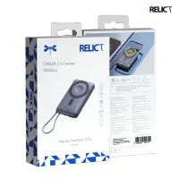 Універсальна мобільна батарея Повербанк Relict Oniqx 2in1 10000 mAh 22,5W Сірий