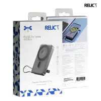 Універсальна мобільна батарея Повербанк Relict Pulse 2in1 10000 mAh 22,5W Сірий