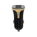 Автомобільний зарядний пристрій Hoco Z31 3.4A QC3.0 2USB + Кабель Type-C Black gold, Чорно-золотий