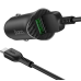 Автомобильное зарядное устройство Hoco Z39 2USB QC3.0 + MicroUSB Black, Чорний