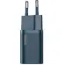 Мережевий зарядний пристрій Baseus Super Si 20W PD Blue, Синій