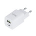 Мережевий зарядний пристрій Hoco N13 + Кабель Type-C to Lightning (PD30W) Білий