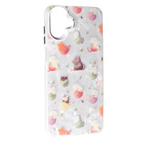 Чохол Накладка Soft Milky Samsung A075 (A07) Кіт з нитками