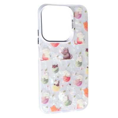 Чехол Накладка Soft Milky Xiaomi Redmi 15C Кіт з нитками