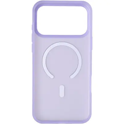 Чехол Накладка Smoky MagSafe iPhone 17 Pro Max Фиолетовая Pale Purple Чехол Накладка Smoky MagSafe iPhone 17 Pro Max Фиолетовая Pale Purple