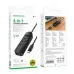 USB хаб Borofone DH5 Type-C 4in1 Black, Черный