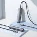 USB хаб Borofone DH12 4in1 Сірий