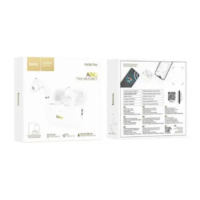 Беспроводные наушники Hoco EW56 Plus ANC White, Белые
