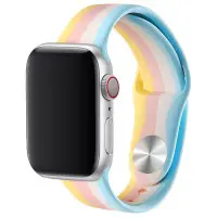 Ремешок Apple Watch 38мм Силикон Art Маршмэллоу