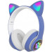 Безпровідні навушники безпровідні TUCCI STN28 Blue детские з дитячі с вушками кошеня, синій