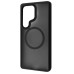 Чохол накладка Metal Buttons with MagSafe Colorful Samsung S928 (S24 Ultra) Чорна