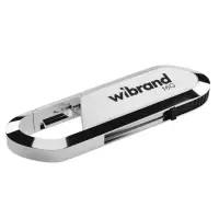 Флеш пам'ять USB 16Gb Wibrand Aligator USB 2.0 Біла Флеш пам'ять USB 16Gb Wibrand Aligator USB 2.0 Біла