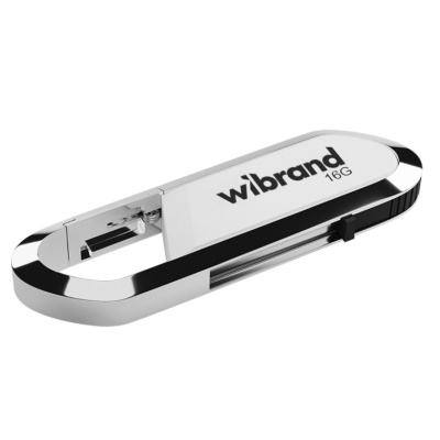 Флеш память USB 16Gb Wibrand Aligator USB 2.0 Белая