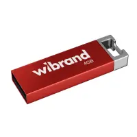 Флеш память USB 4Gb Wibrand Chameleon USB 2.0 Красная