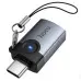 Перехідник адаптер OTG Hoco UA24 USB-С Female to USB-A Female Сірий Перехідник адаптер OTG Hoco UA24 USB-С Female to USB-A Female Сірий