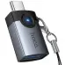 Перехідник адаптер OTG Hoco UA24 USB-С Female to USB-A Female Сірий Перехідник адаптер OTG Hoco UA24 USB-С Female to USB-A Female Сірий
