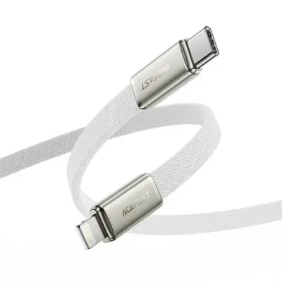 Кабель Acefast C24-01 Type-C to Lightning 1.2м 30W Білий Кабель Acefast C24-01 Type-C to Lightning 1.2м 30W Білий