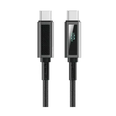 Кабель Wiwu Classic 60W Braided Type-C to Type-C 1м Wi-c032 Кабель Wiwu Classic 60W Braided Type-C to Type-C 1м Wi-c032