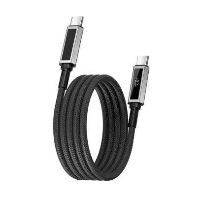 Кабель Wiwu Classic 60W Braided Type-C to Type-C 1м Wi-c032 Кабель Wiwu Classic 60W Braided Type-C to Type-C 1м Wi-c032