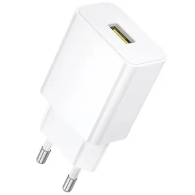 Мережевий зарядний пристрій Borofone BA72A + Type-C 18W QC3.0 Чорний