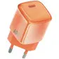 Мережевий зарядний пристрій Wiwu Jelly GaN USB-C 60W Orange, Помаранчевий