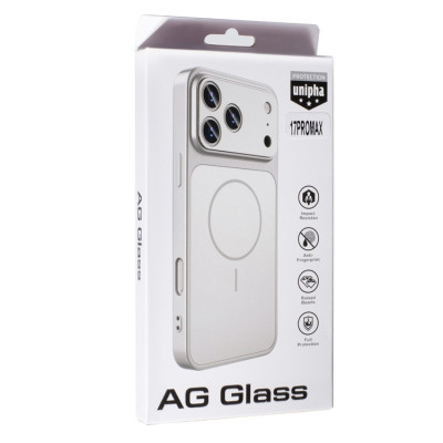 Чохол Накладка AG-Class Lens MagSafe iPhone 17 Pro Max Срібна Чохол Накладка AG-Class Lens MagSafe iPhone 17 Pro Max Срібна