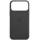 Чехол Накладка Leather Case with MagSafe iPhone 17 Pro Черная (AAA Animation)