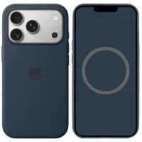 Чехол Накладка HC Magsafe iPhone 17 Pro Max Темно-синяя/ Midnight (AAA Animation)