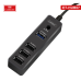 USB хаб Earldoom ET-HUB07 Black, Чорний