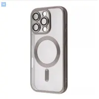 Чехол накладка Metal Matte MagSafe  iPhone 16 Pro Natural Titanium