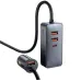 Автомобільний зарядний пристрій Baseus Share PPS 3USB+1USB-C with Cigarette Lighter 120w Сірий