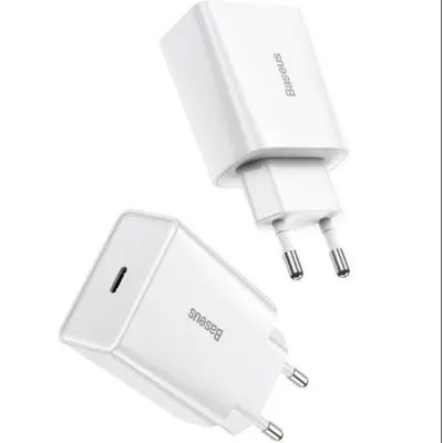 Мережевий зарядний пристрій Baseus Speed Mini 20W White, Білий