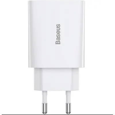 Мережевий зарядний пристрій Baseus Speed Mini 20W White, Білий