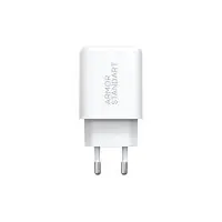 Сетевое зарядное устройство Armorstandart Poweraze 25W USB-C+USB-A Белый Сетевое зарядное устройство Armorstandart Poweraze 25W USB-C+USB-A Белый